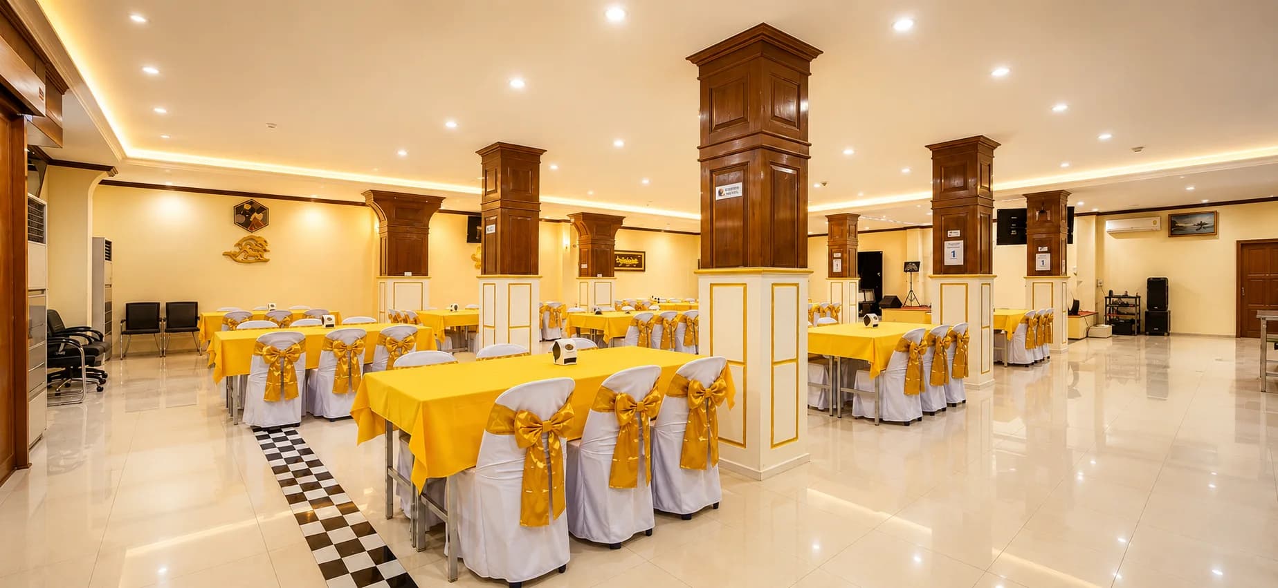 Celebration hall at The Crown Hotel