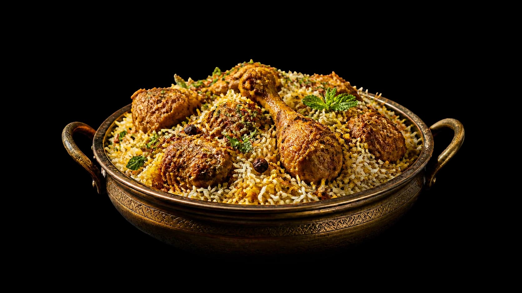 Danbauk Biryani, a featured Crown Hotel dish